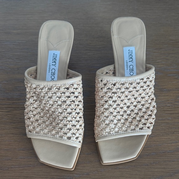 Jimmy Choo Shoes - New Jimmy Choo Beige Orly Heeled Sandals